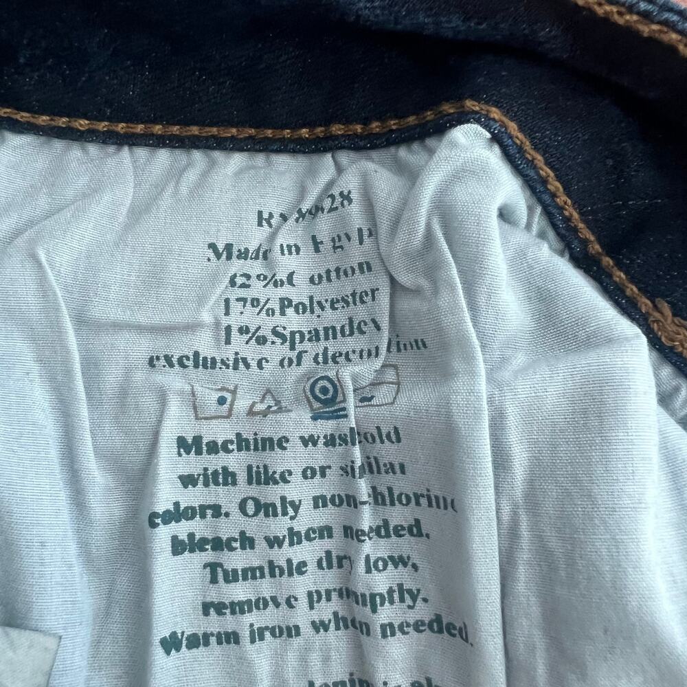 Ruff Hewn "Well Worn" Cotton Blend Stretch Classic Boot Cut Jeans 16W - Picture 8 of 9